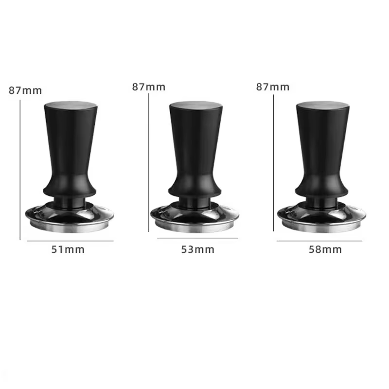 51mm 53mm 58mm Espresso Tamper Barista Café Tamper avec calibré à ressort en acier inoxydable