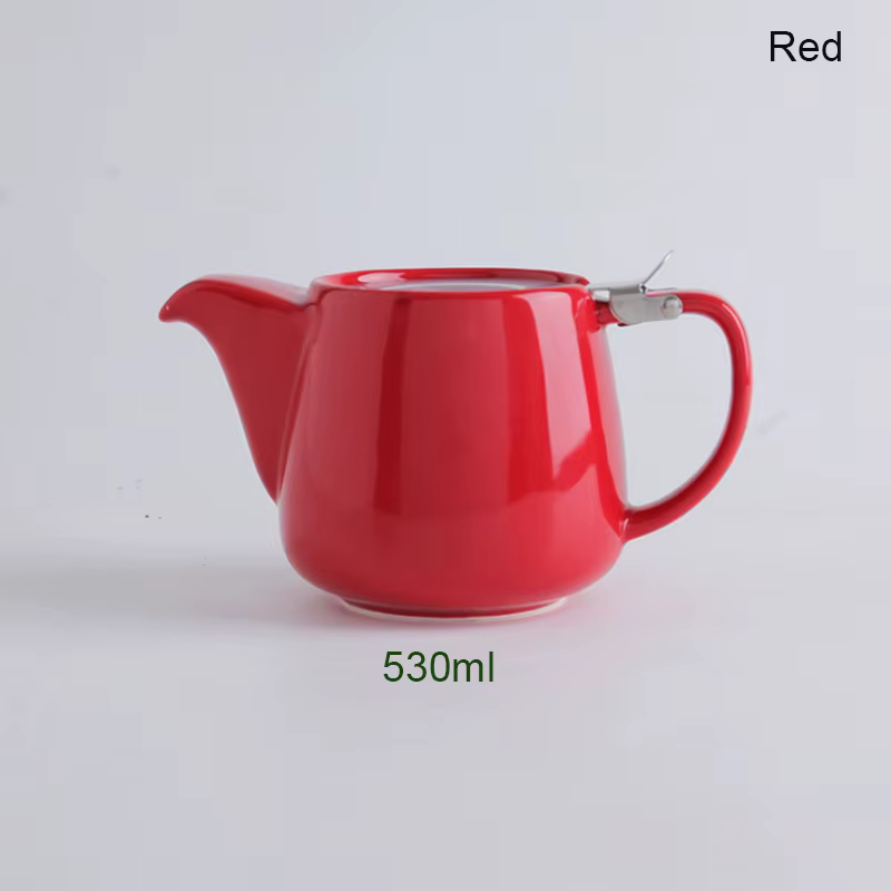 Théière en céramique japonaise avec filtre en acier inoxydable, service à thé exquis Puer Oolong Kun