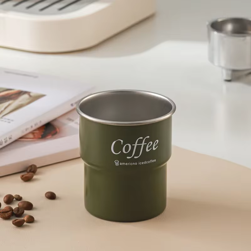 Tasse à café en acier inoxydable 304, chope à bière avec couvercle, bouteille d'eau réutilisable ave