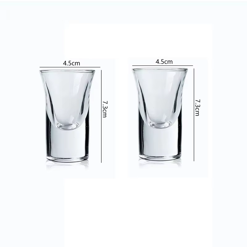Verre à Shot à fond épais 30ml/60ml, petit verre à vin créatif, verre à Cocktail haut de gamme, jeux