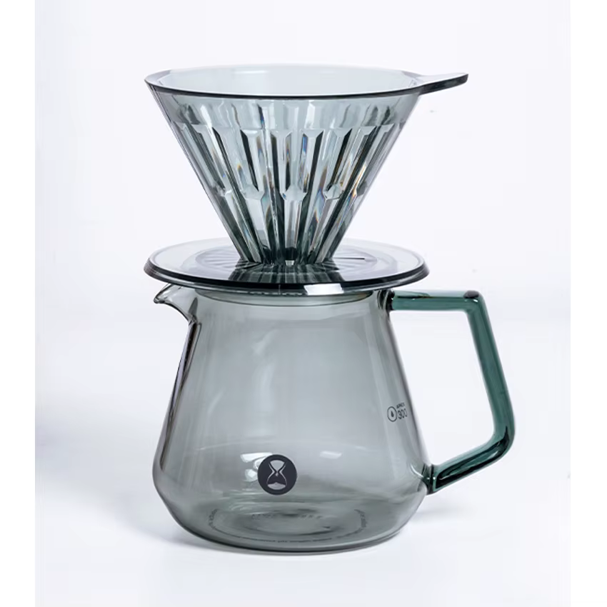 TIMEMORE-Tasse portable réutilisable PRCoffee Pound, PC en forme de V, papier filtre, envoyer à la m