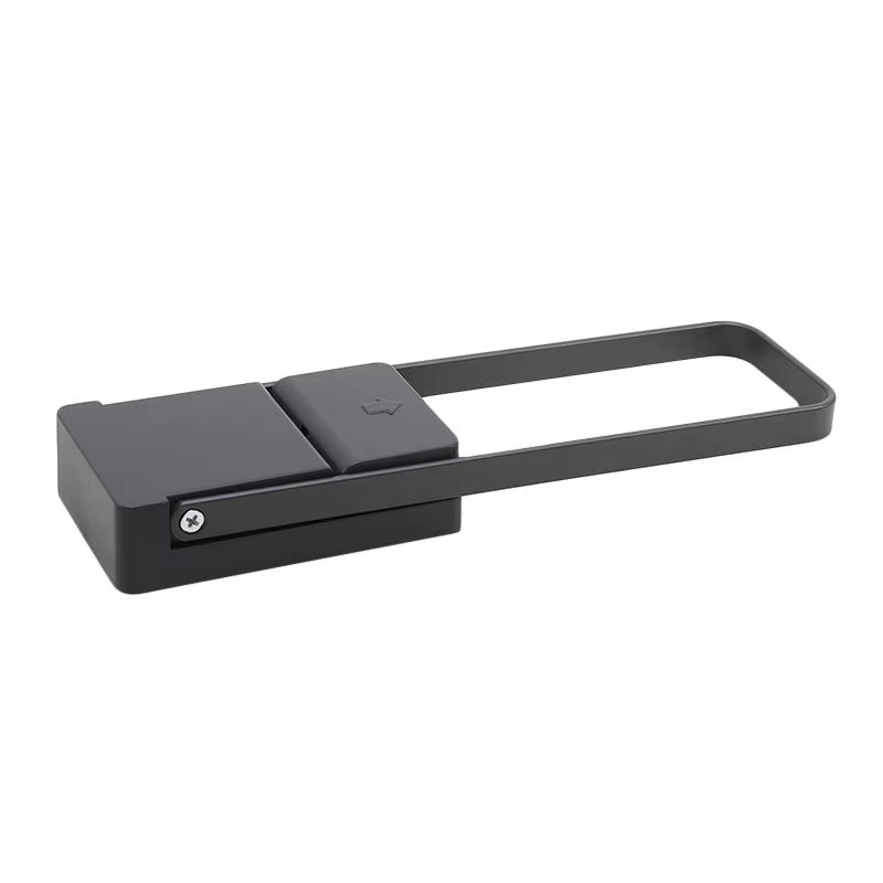 Porte-serviettes pliable à ventouse, gain de place, design compact, retrait sans dommage, installati