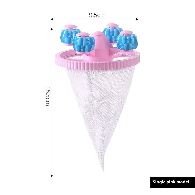 Filtre flottant pour Machine à laver, filtrage des poils, retrait des mailles, attrape-cheveux du li
