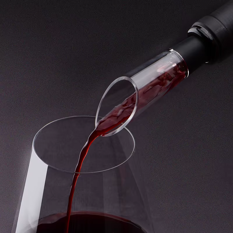 Verseur de vin, carafe, aérateur de vin rouge, bec verseur, aérateur de versage de vin, bouchon de v
