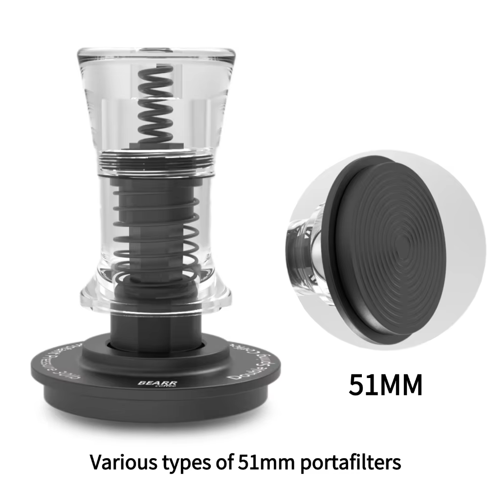 BEARR-Café 30Ib Tamper Ripple Base, Pression constante, Espresso 51/53, 75/58,. 35 Tamperdécent brat