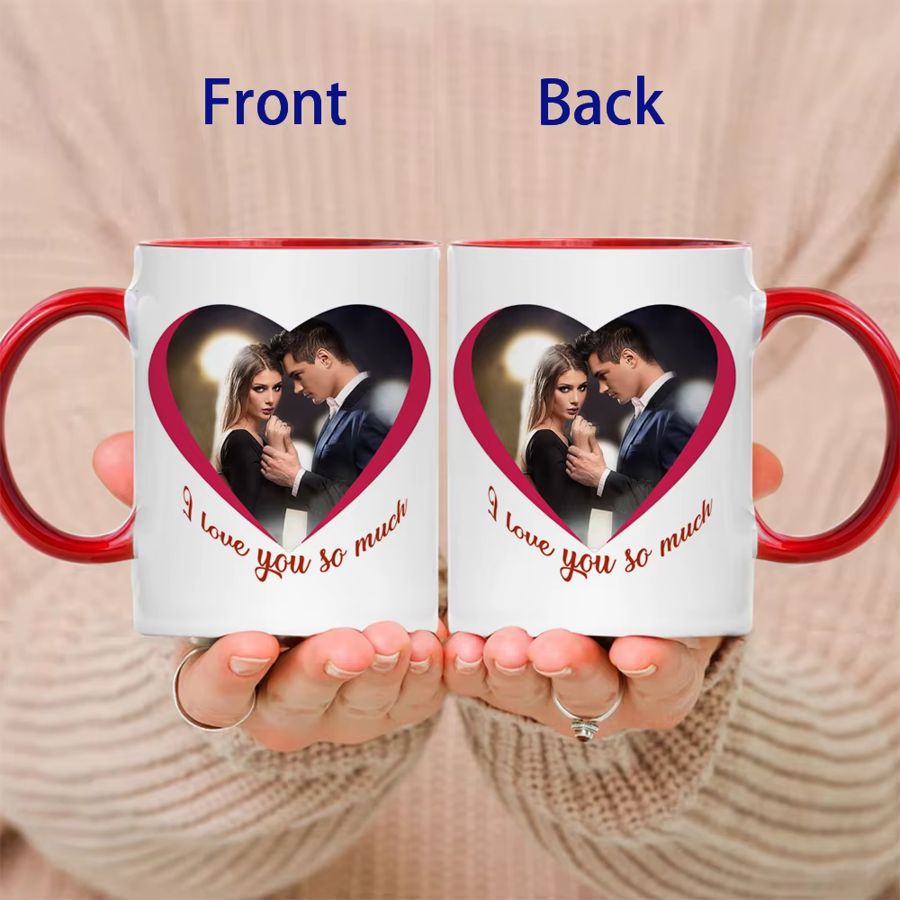 Tasse personnalisée avec votre photo/texte, tasses à café personnalisées pour petits amis/amis fille
