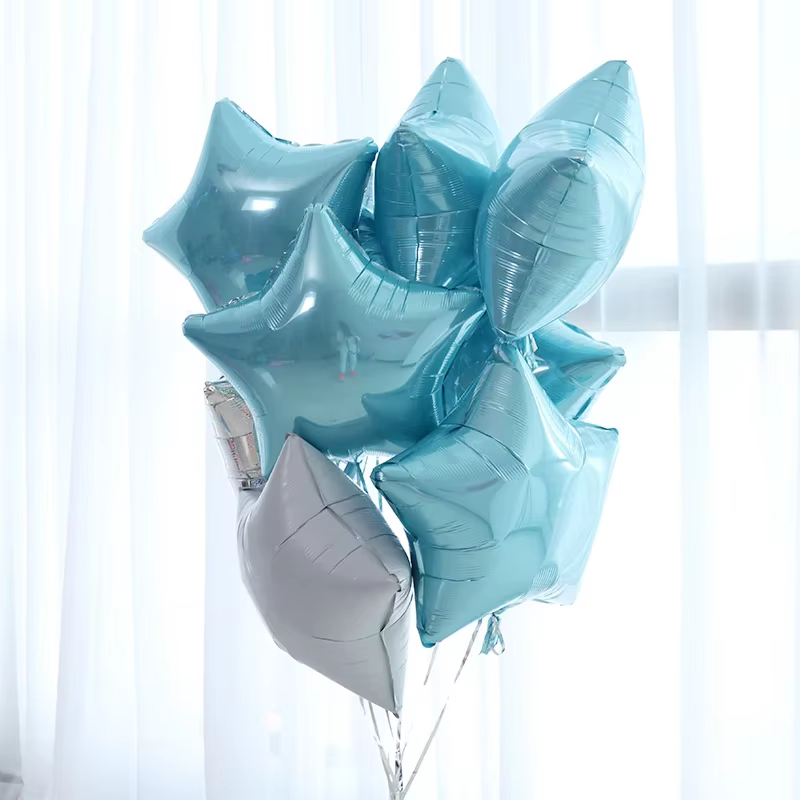10 pièces 10 pouces or rose argent feuille étoile ballon anniversaire mariage fête de noël décor béb