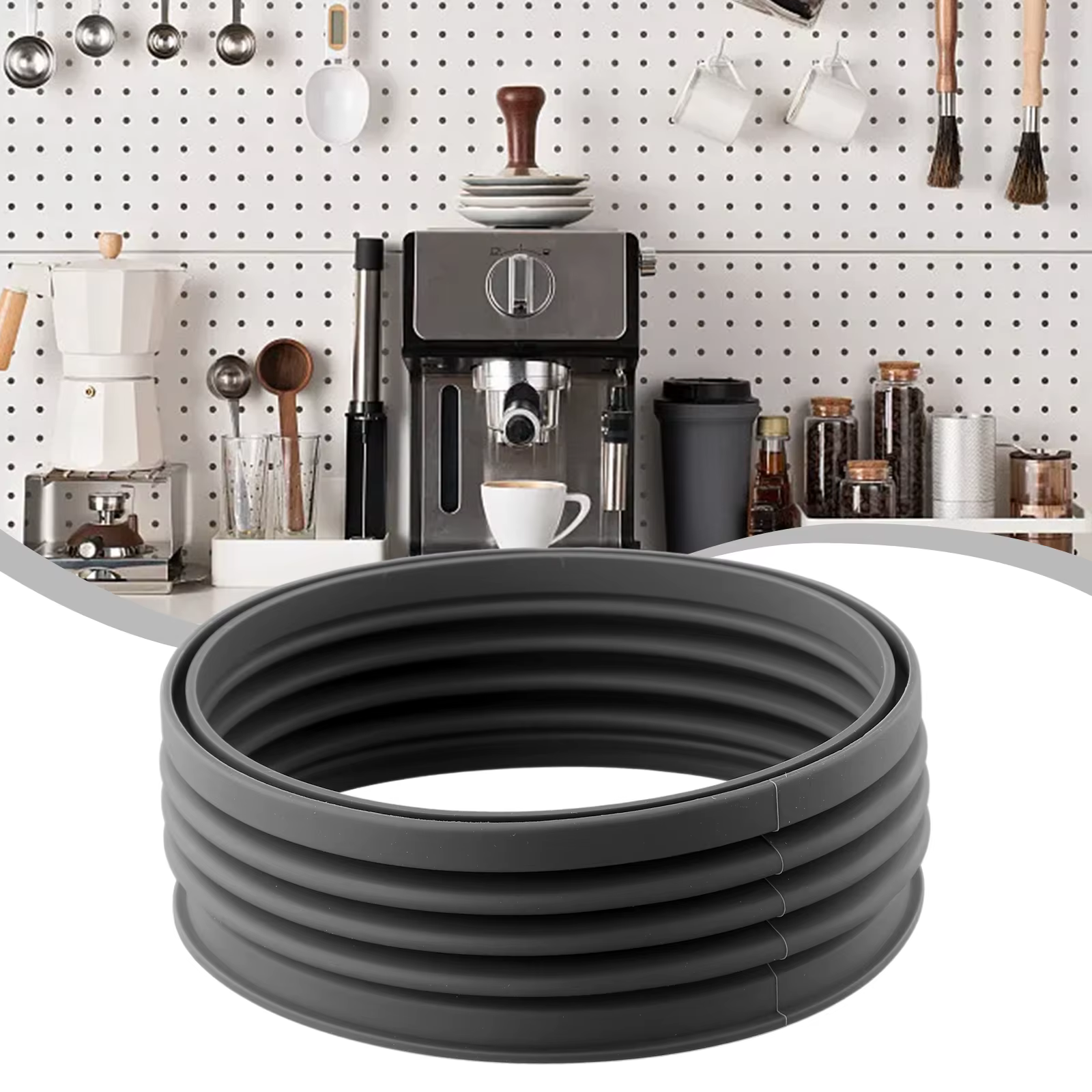 1/3 pièces café compressé Volume pour Breville Dose trémie Machine à café haricots Silo Compression