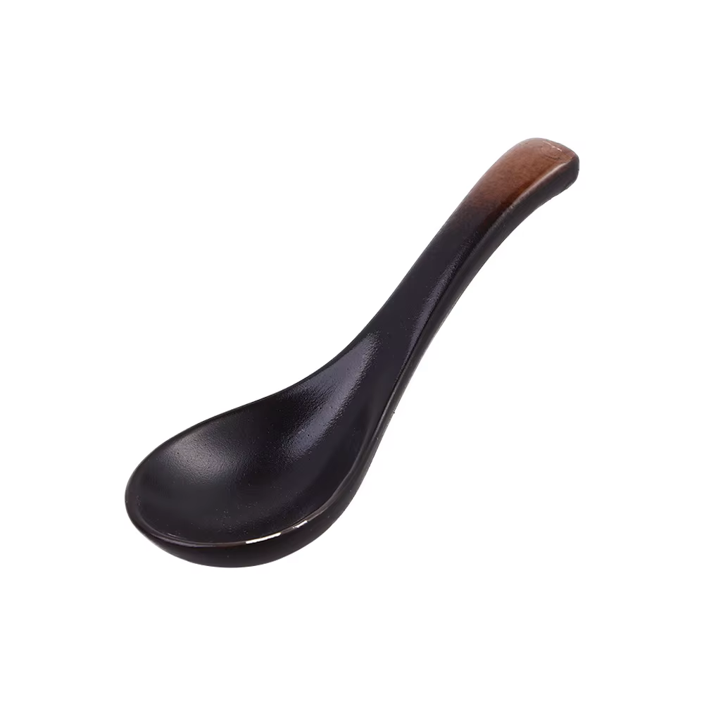 Cuillère à soupe en céramique japonaise, cuillère à manger, Cuillères créatives, Ustensile de cuisin