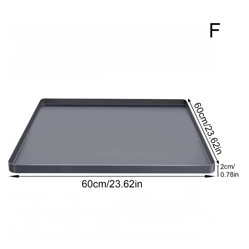Tapis de vidange pour lave-vaisselle, multifonction, antidérapant, en Silicone souple, Portable, éta