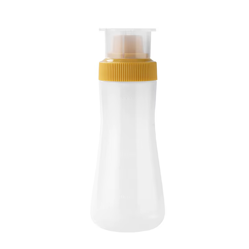 Distributeur de sirop pour gâteaux, bouteilles en plastique graduées simples de 350 ml pour le miel,