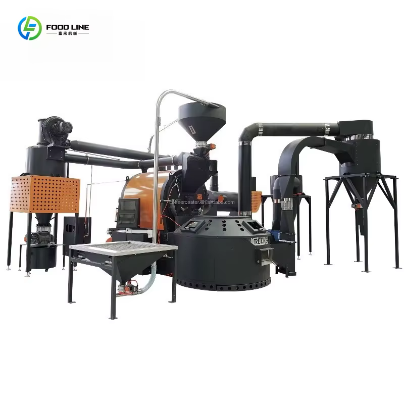 Ligne de production de café industrielle personnalisée, gamme complète de machines à torréfier le ca