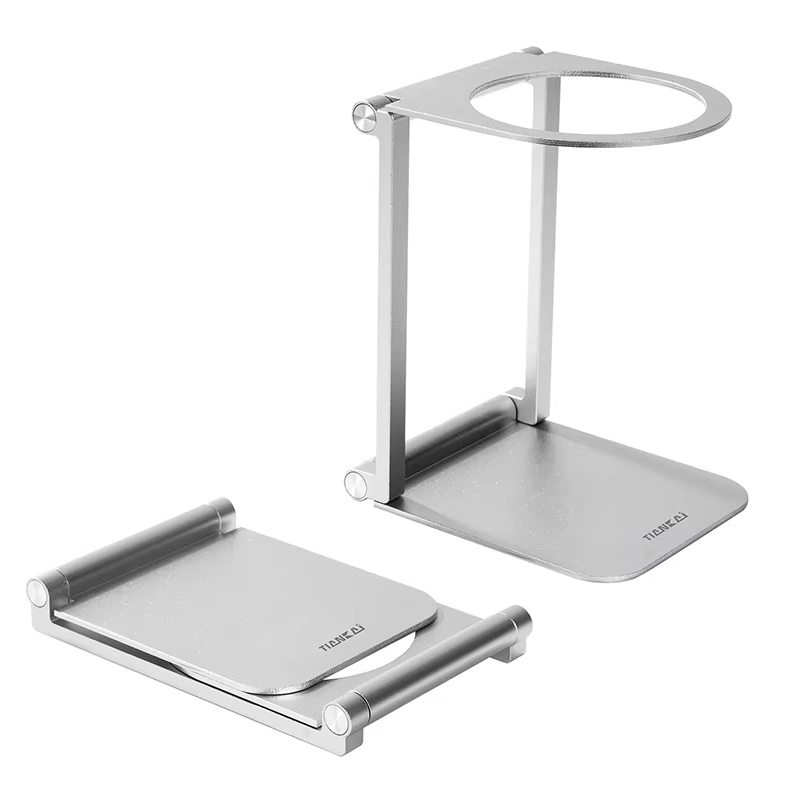 Support pliable pour machine à café, filtre à goutte en alliage d'aluminium, base en métal pour mach