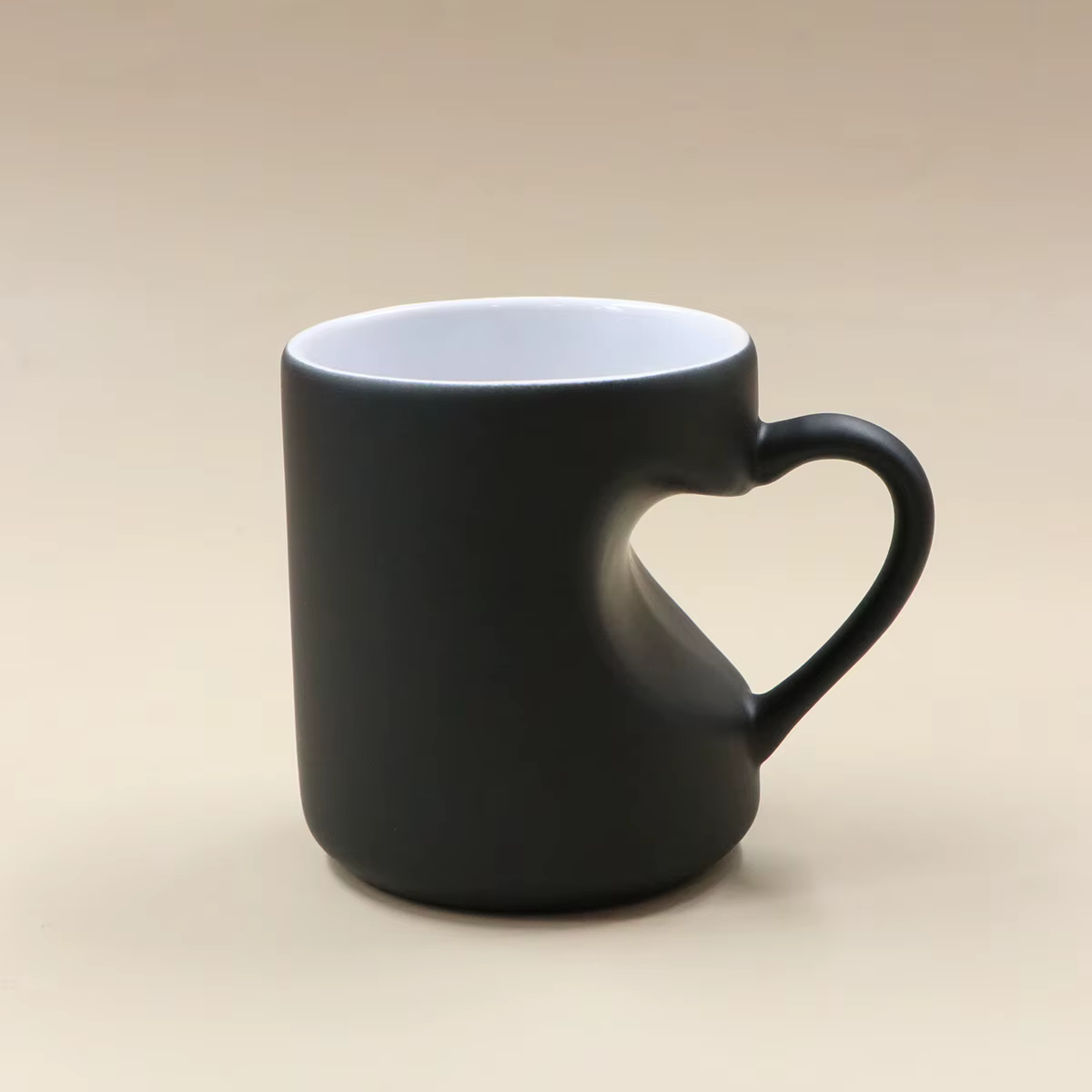 Mug à café personnalisé changeant de couleur avec photo et texte, tasse révélatrice de chaleur perso
