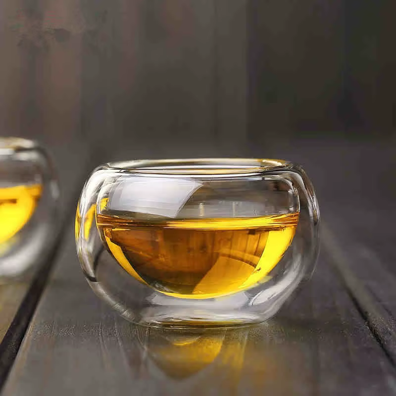Verre à Café Latte avec Boule à Bulles, Verres à Champagne, Jus, Lait, Whisky, Eau, Bar, ixet Restau