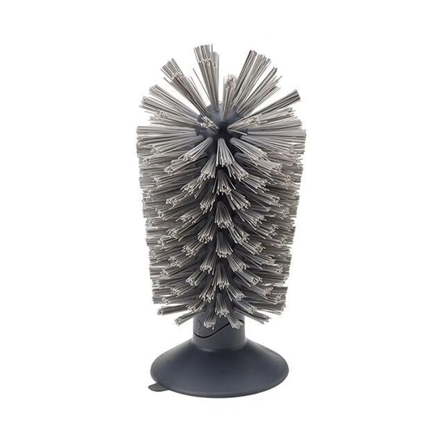 Brosse à ventouse pour évier, pour verres à vin, tasses, bouteilles, poignée à poils durables, netto