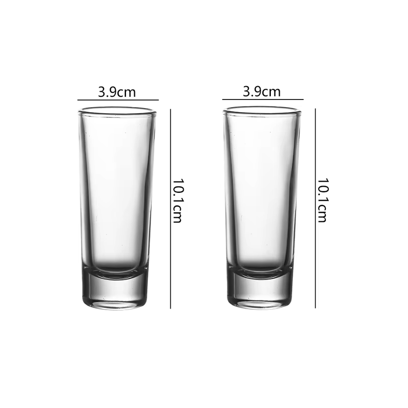 Verre à liqueur personnalisé de 60m/80ml, verre à whisky, verre à vin étranger, gobelets à Cocktail 