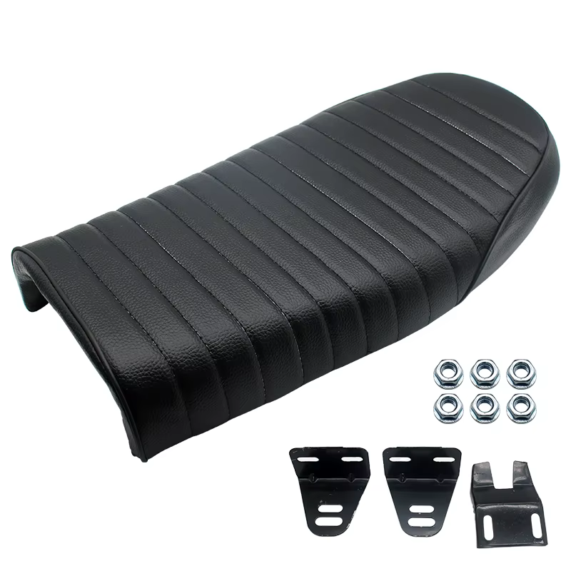 Remplacement de coussin confortable vintage pour moto, 73 Flat, CG125, Hurbike, Honda, RosemeVintage
