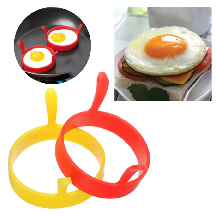 3 pièces petit déjeuner Omelette anneau oeuf frit moule de qualité alimentaire Silicone oeuf anneau 