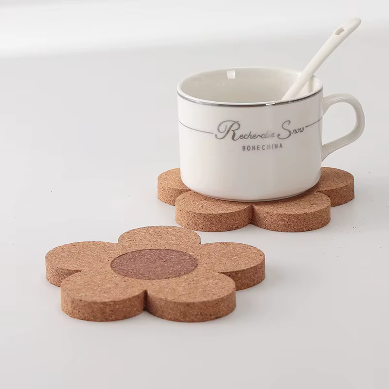 200 pièces sous-verres en liège boissons dessous de verre réutilisable liège naturel 4 pouces sous-v