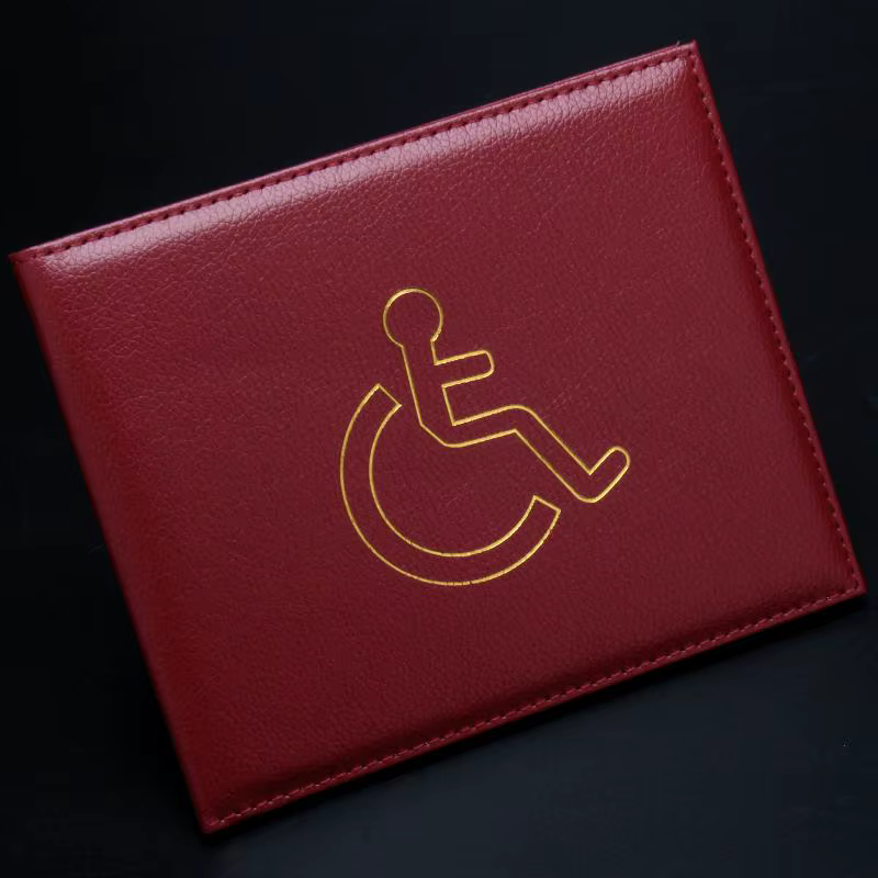 Porte-carte d'identité pour handicapés, étui de protection imperméable et anti-poussière en TPU soup