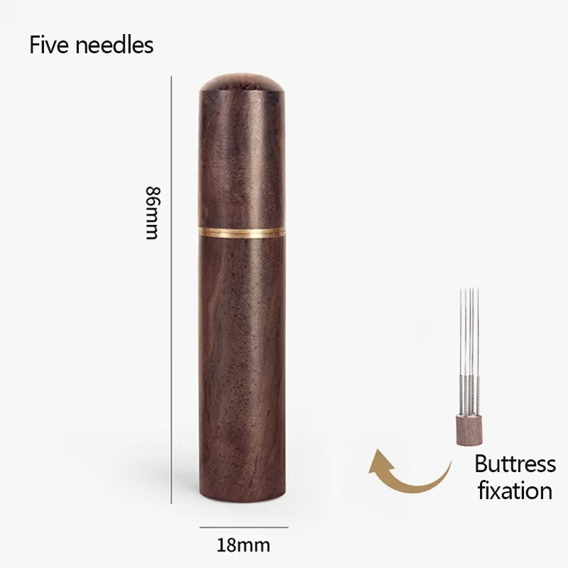 Doseur de poudre de café en acier inoxydable, agitateur de poudre à expresso, distributeur, niveleur