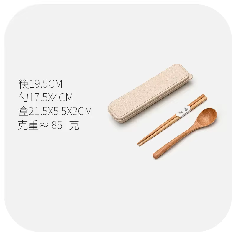 Couverts de table faits à la main pour la cuisine, cuillère et fourchette en bois naturel, Kit de dî
