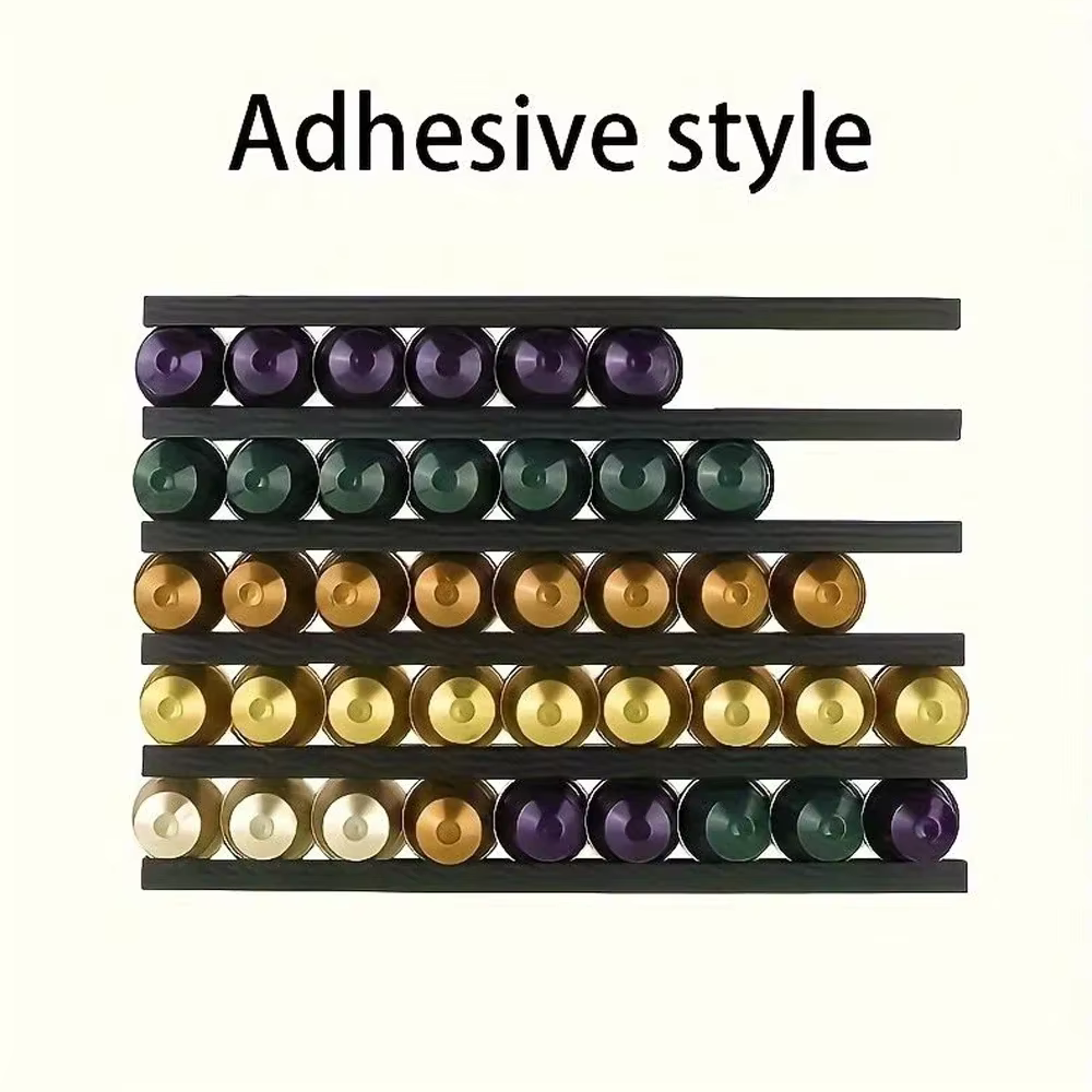 OCOOSO support mural pour dosettes de café support de stockage de capsules de café sans trous porte-