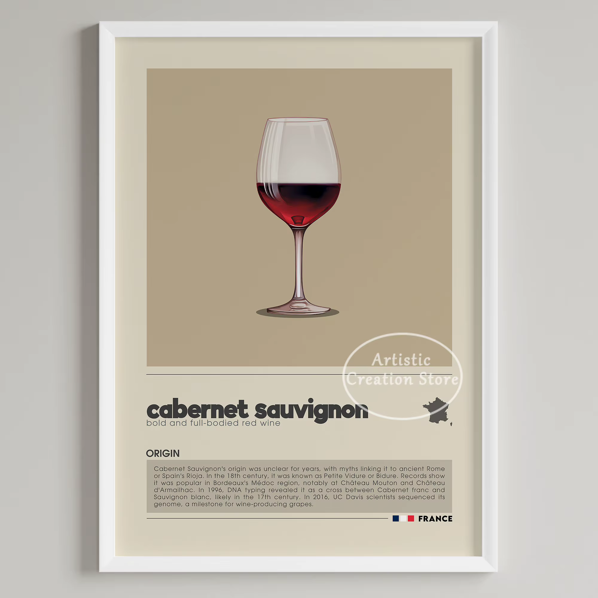 Affiche murale de café italien minimaliste, Cappuccino Latte, expresso, images murales, imprimés, pe