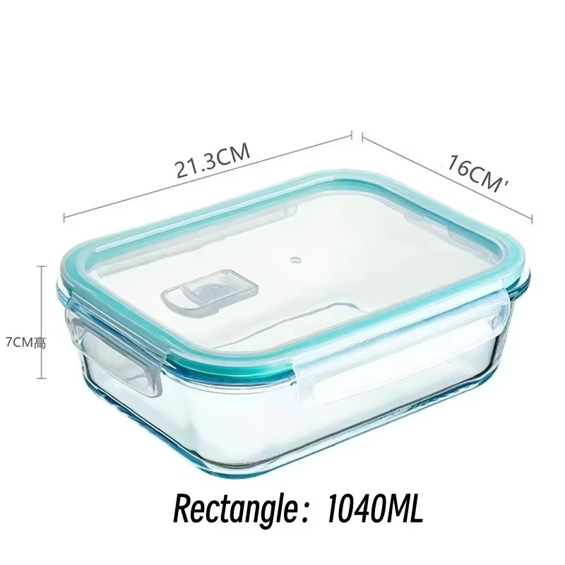 Boîtes de conservation alimentaire en verre, préparation des repas, boîtes bento hermétiques, pour m