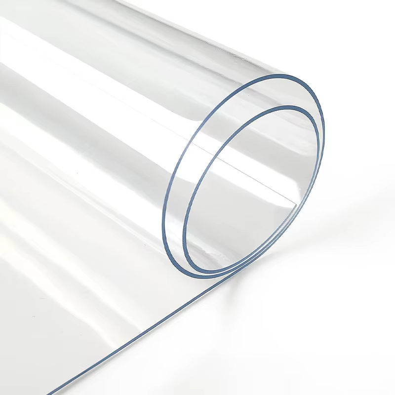 Tapis de table en PVC transparent, protecteur de table en verre souple imperméable et résistant à l'
