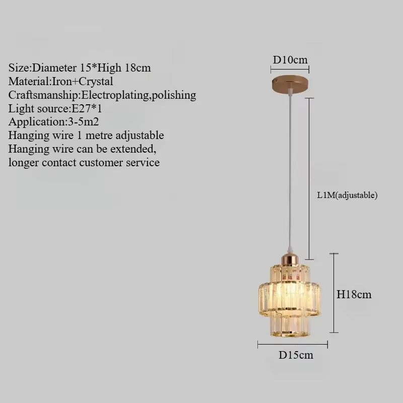 Nordique moderne luxe verre pendentif lumières salon Table à manger salle cuisine île mariage suspen