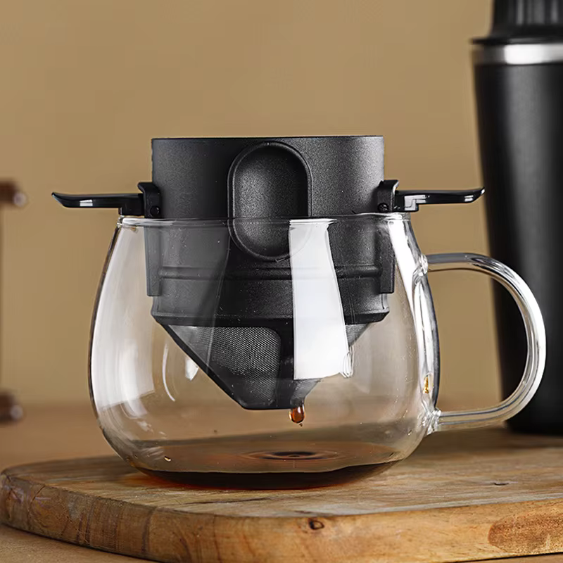 304 acier inoxydable Portable filtre à café goutte à goutte café porte-thé tasse réutilisable café g