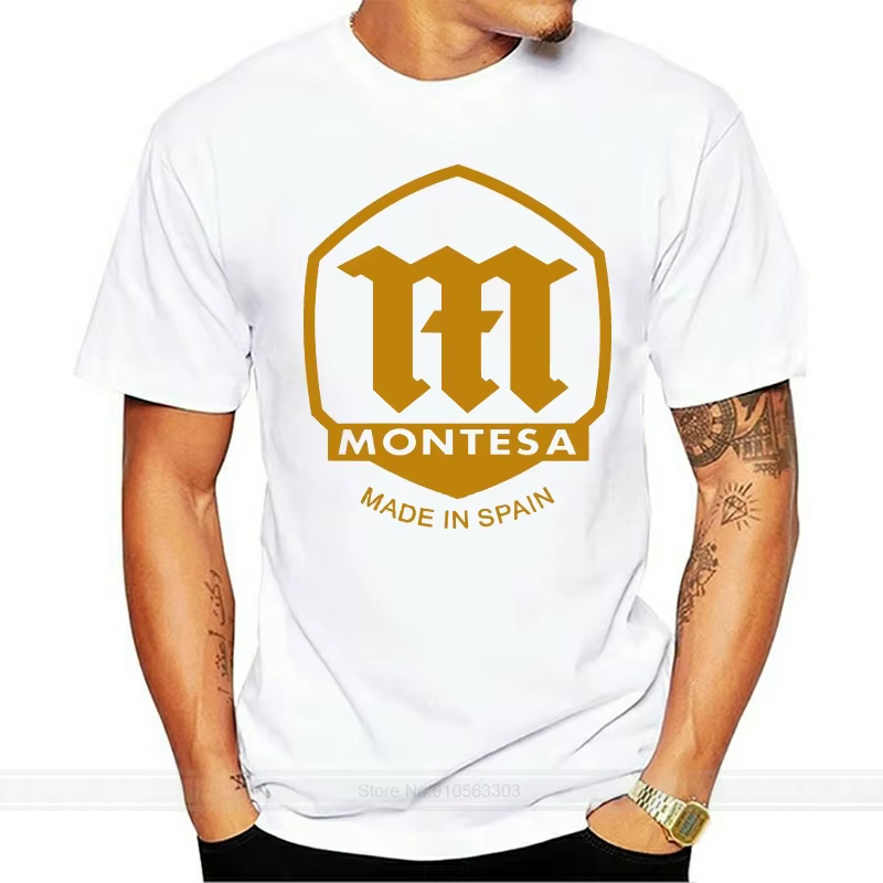 Montesa Espana moto T-Shirt haute qualité coton T-Shirt hommes à manches courtes toutes saisons traj