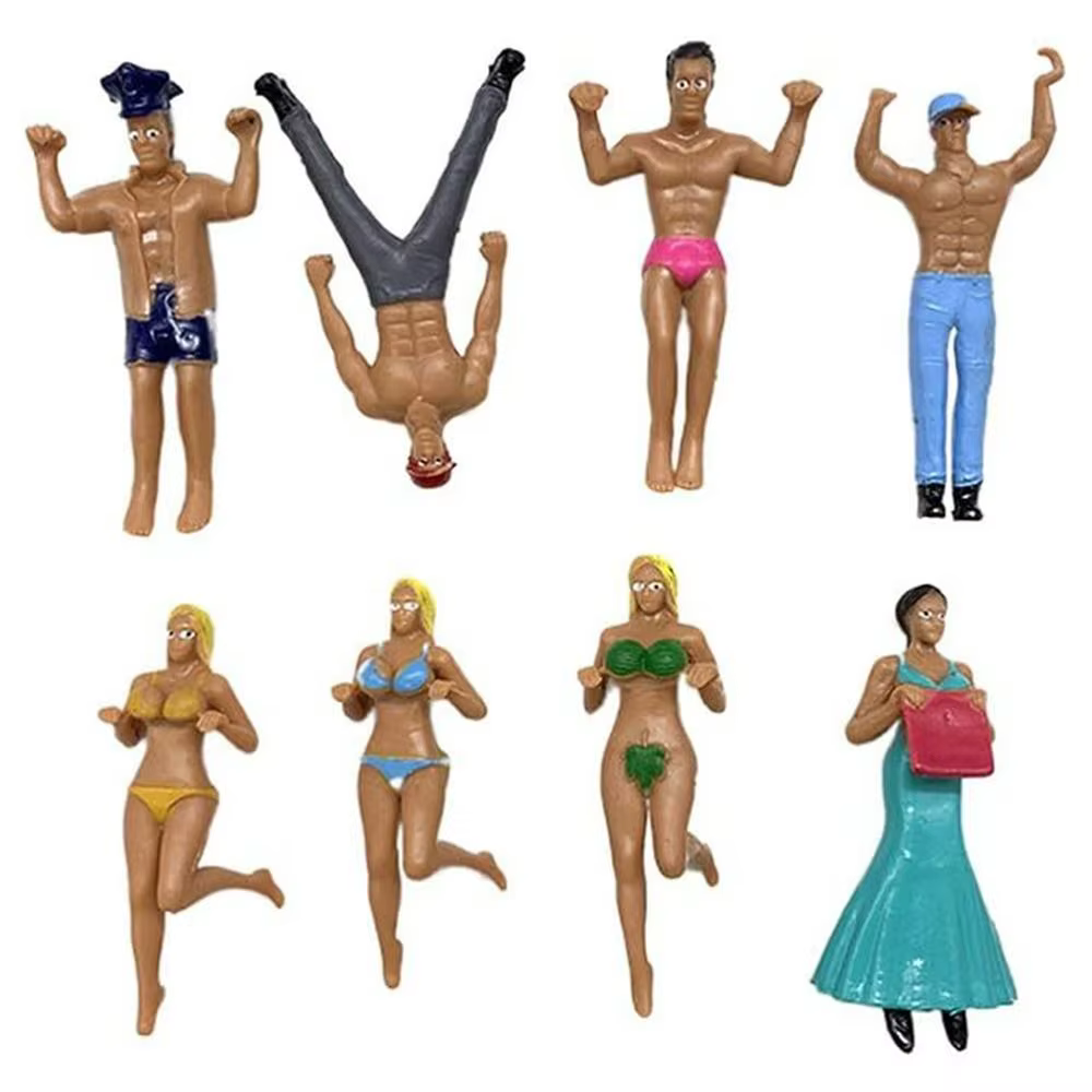 Marqueurs de verre à vin pour cocktail, style aléatoire, ornements de tasse, figurine d'action Attro