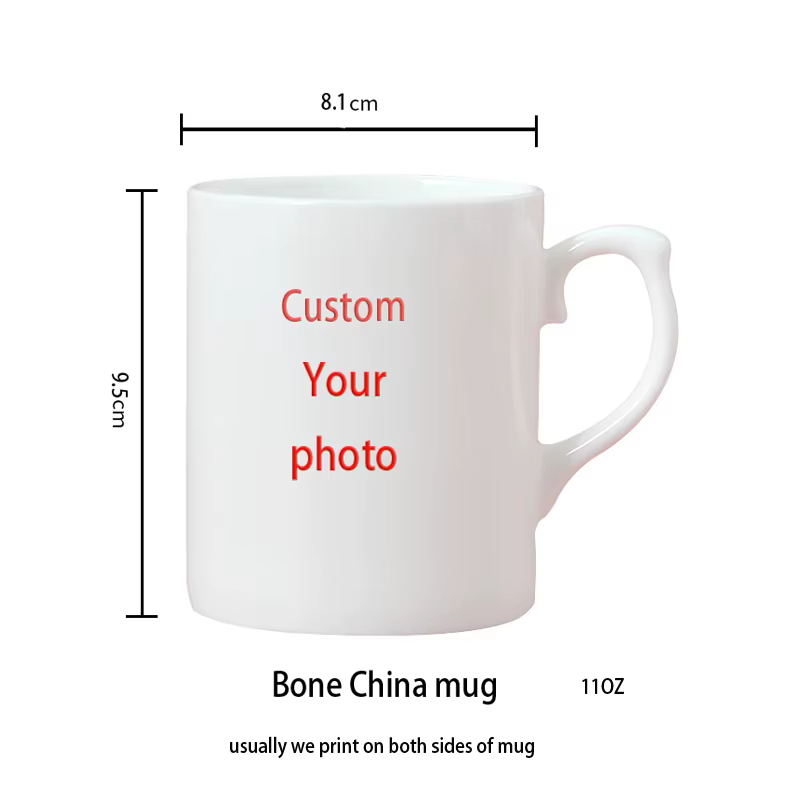 Tasse à café noire avec Photo personnalisée, chien, chat, amoureux de la famille, Photos, tasse à th