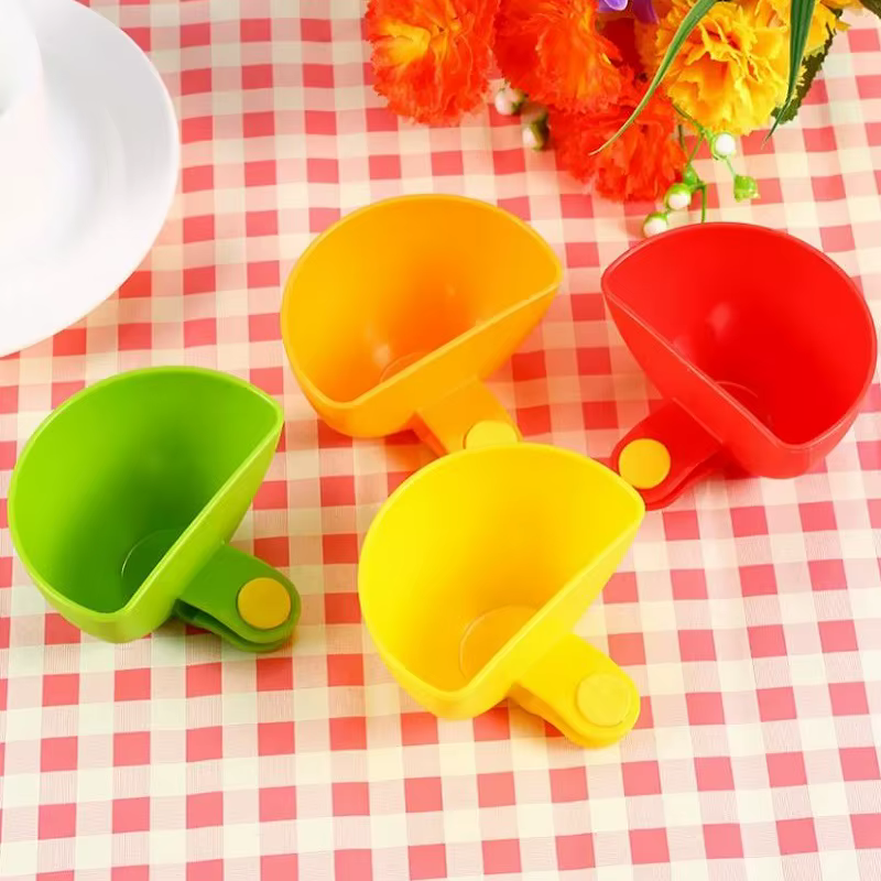 4 pièces/ensemble Dip Clip bol conteneur plat assiette peut contenir des plats d'assaisonnement trem