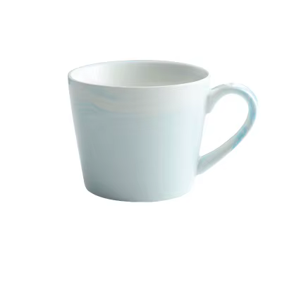 Tasse à café en marbre M. et Mme, monogramme d'or, tasses à thé en céramique, tasses à lait, cadeau