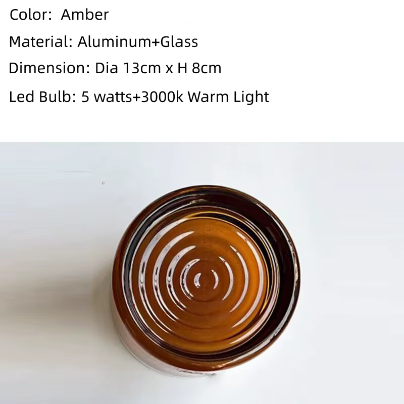 Applique murale LED en verre pour chambre à coucher, salon, escalier, salle de bain