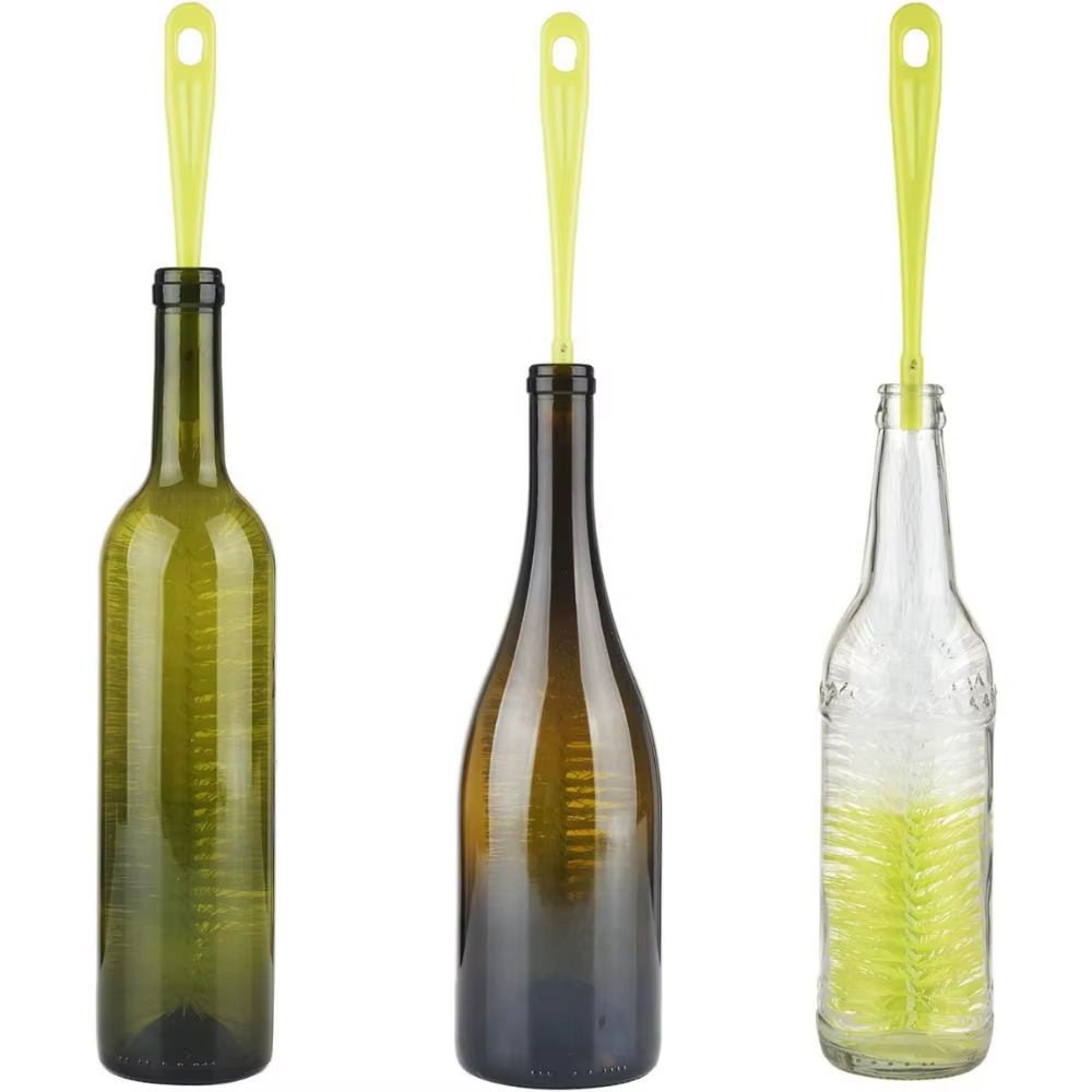 Nettoyeur de brosse pour bouteilles longues de 16 pouces, pour laver le vin, la bière, les puits spo