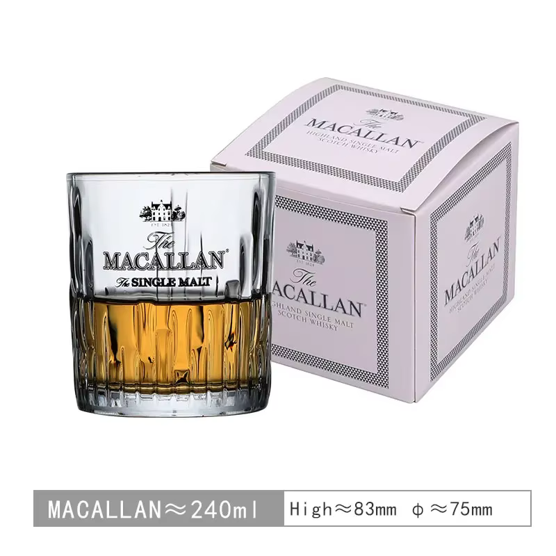 Macallan – verre à whisky en cristal, Collection privée, verre à facettes, œuvre d'art, tasse à vin 