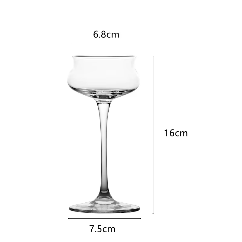 Grand Verre à Cocktail Spécial en Clip, Article Créatif pour la Maison, pour Martini, Bar, Vin
