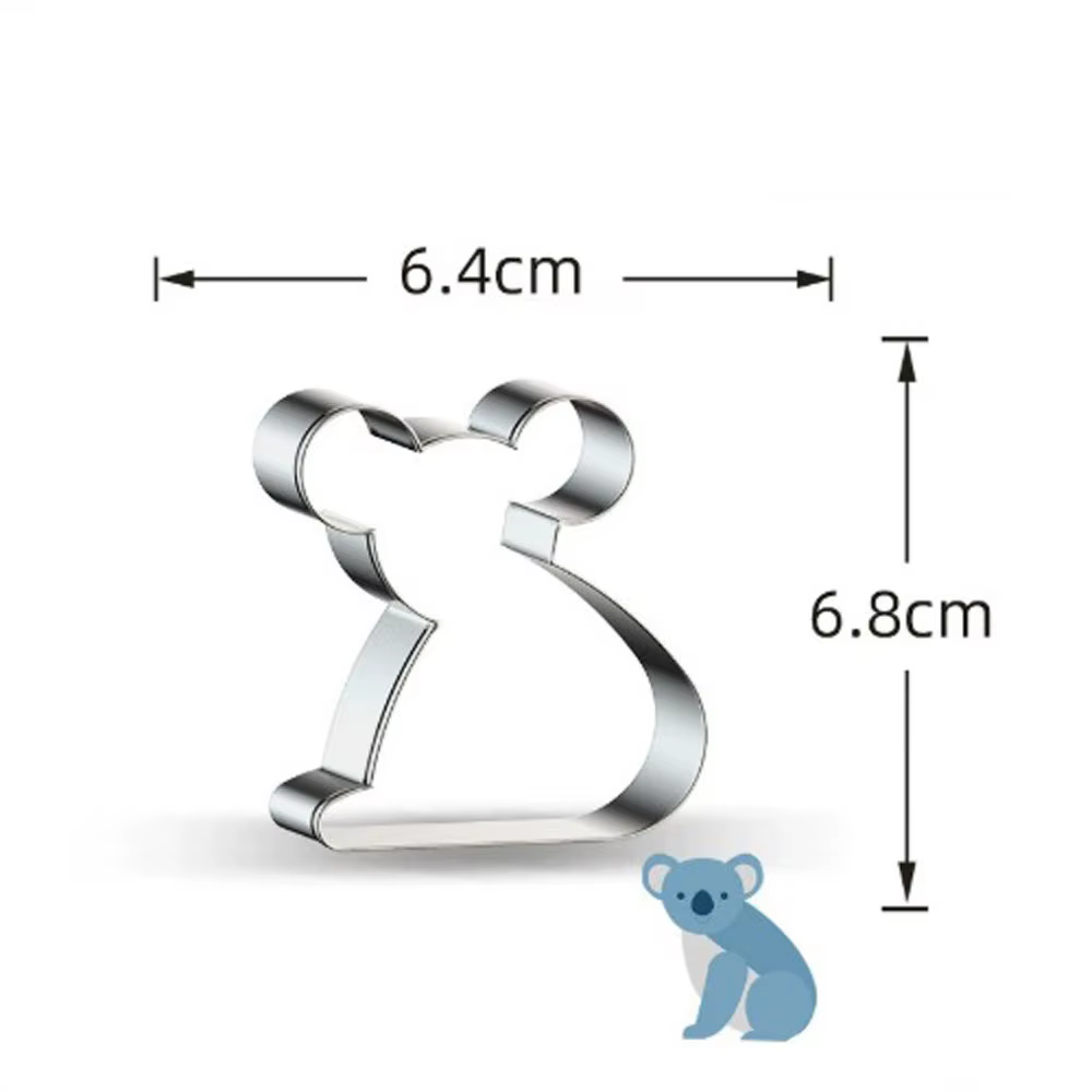 1 pièces pâtisserie forêt Animal paresseux kangourou girafe cochon emporte-pièces en acier inoxydabl