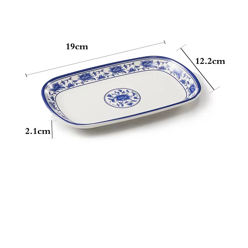 Assiettes à dîner en plastique de qualité alimentaire, 1 pièce, en plastique mélamine chinois n'est 