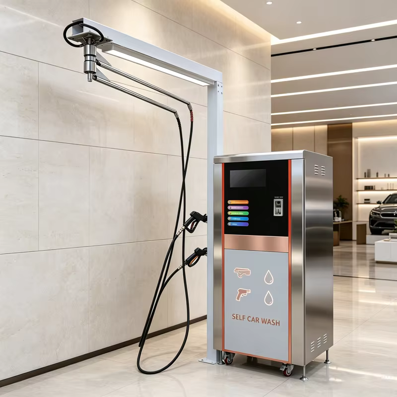 Station de lavage auto en libre-service, machine de nettoyage à vapeur industrielle pour voitures, m