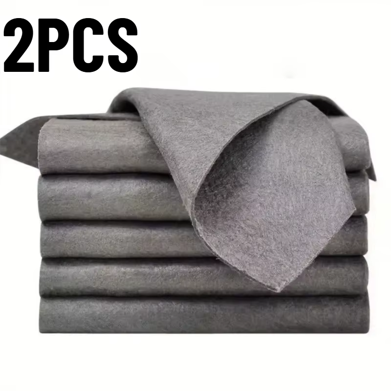 Tissu magique gris pour essuyer le verre, pratique et rapide, adapté aux Tables de voiture, murs, so