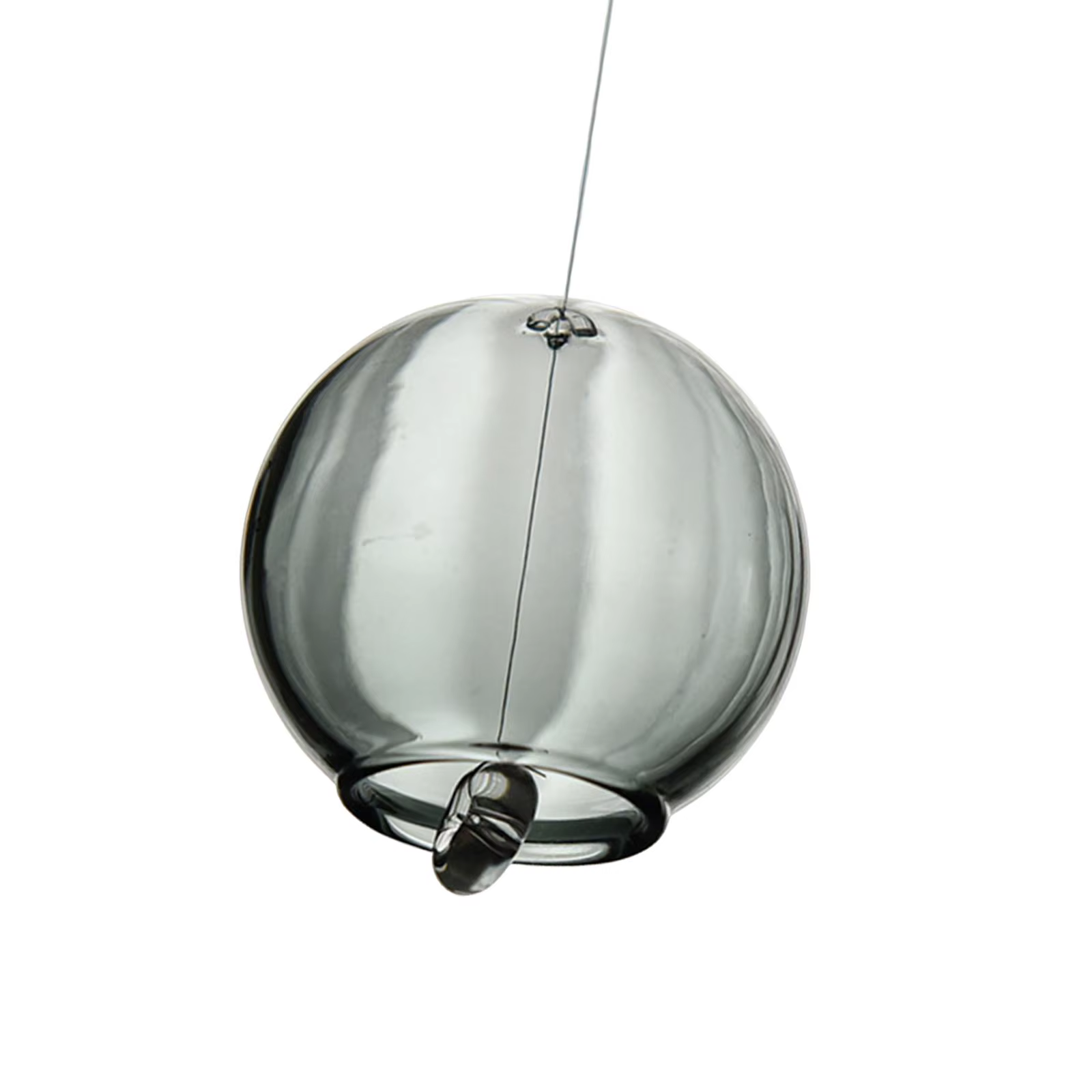 Cloche à vent traditionnelle en verre borosilicate, diamètre 7 cm, accessoire polyvalent, ouverture