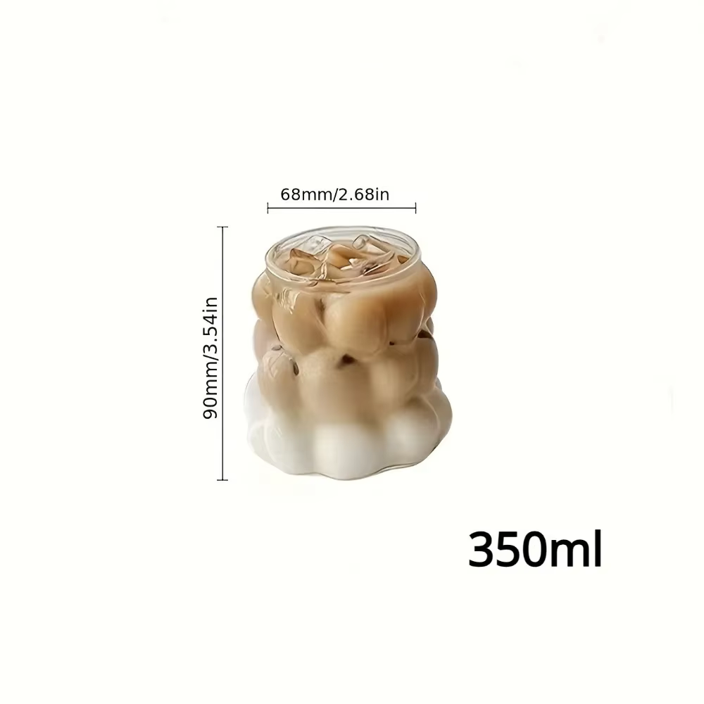 Tasse à café en verre de raisin pour boire, tasse à café glacée, verres à boire, degrés de chaleur, 
