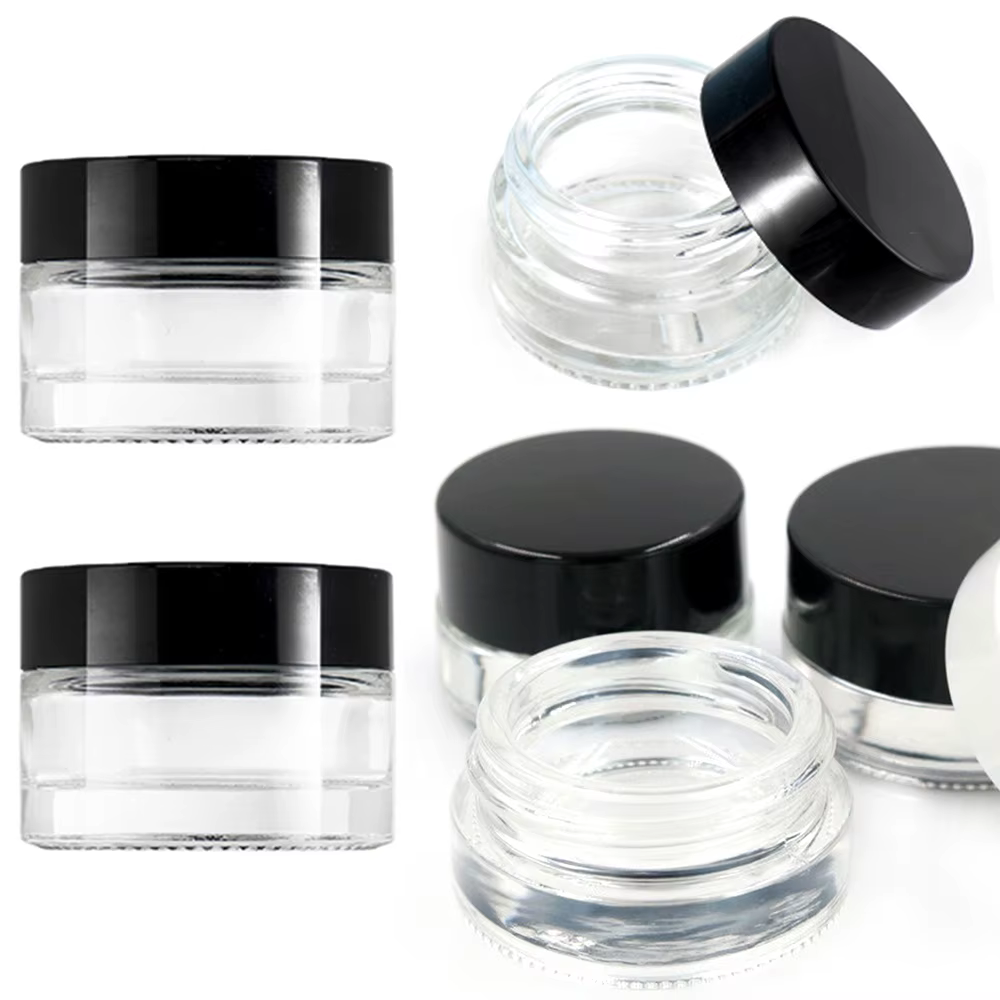 Pot en verre de 5ml, 20 pièces, conteneur de maquillage, bouteilles de crème pour le visage, boîte d