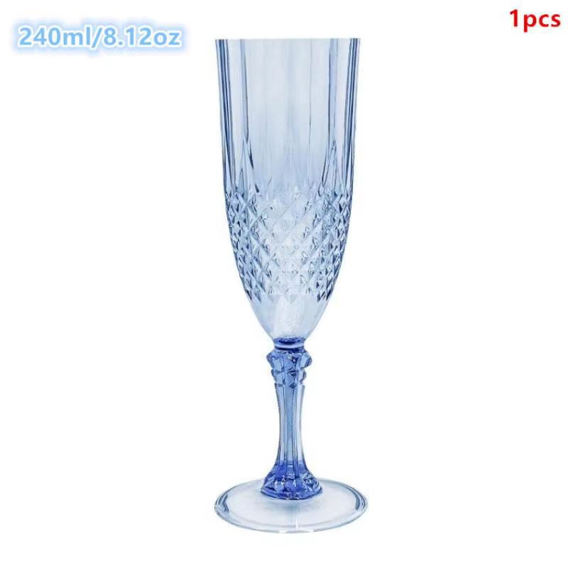 ● Gobelet à Champagne Transparent, verres à vin à jambes hautes, verres à Brandy pour Cocktail, verr